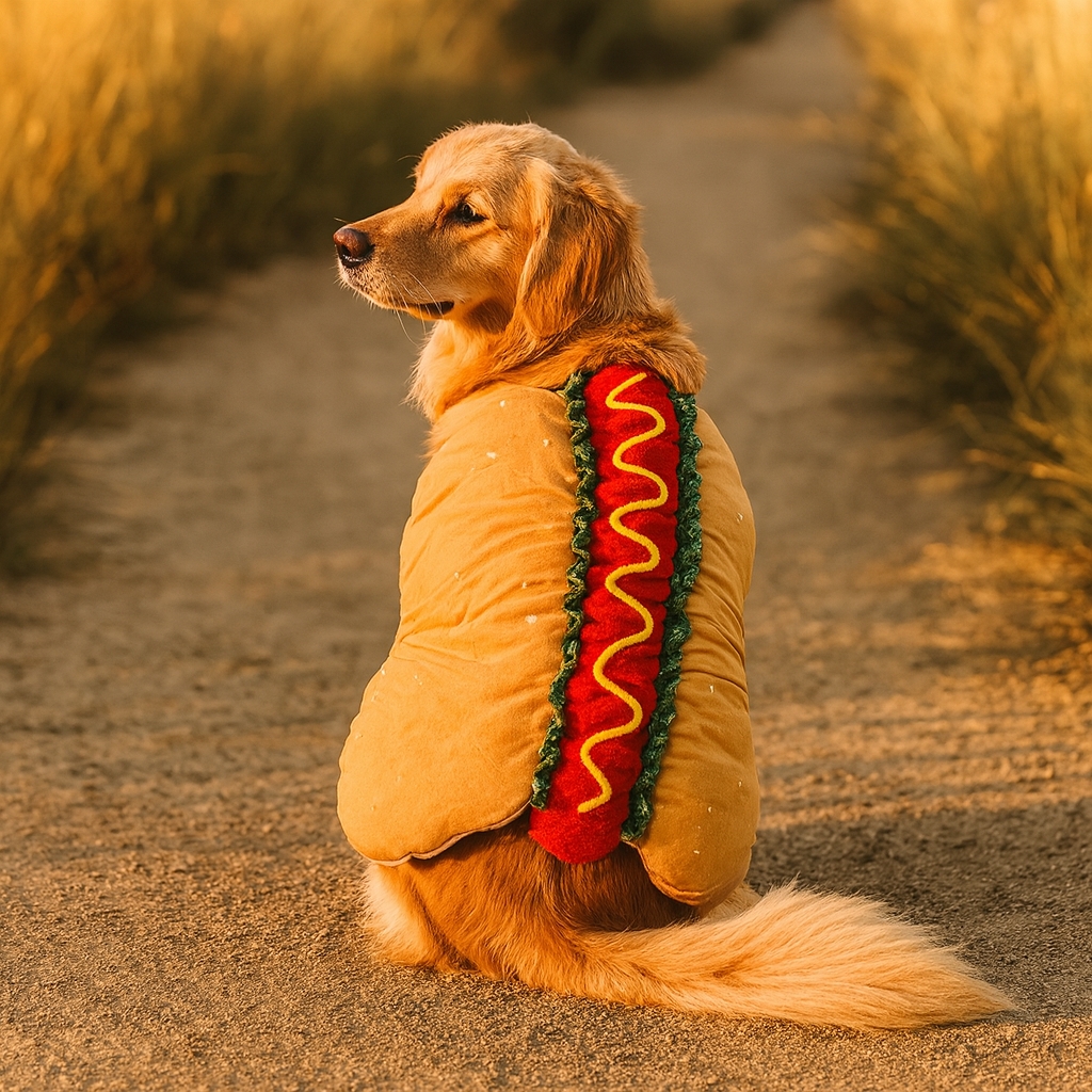 Costume da hot dog per Halloween