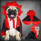 Costume da cane mantello da vampiro di Halloween