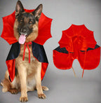 Costume da cane mantello da vampiro di Halloween