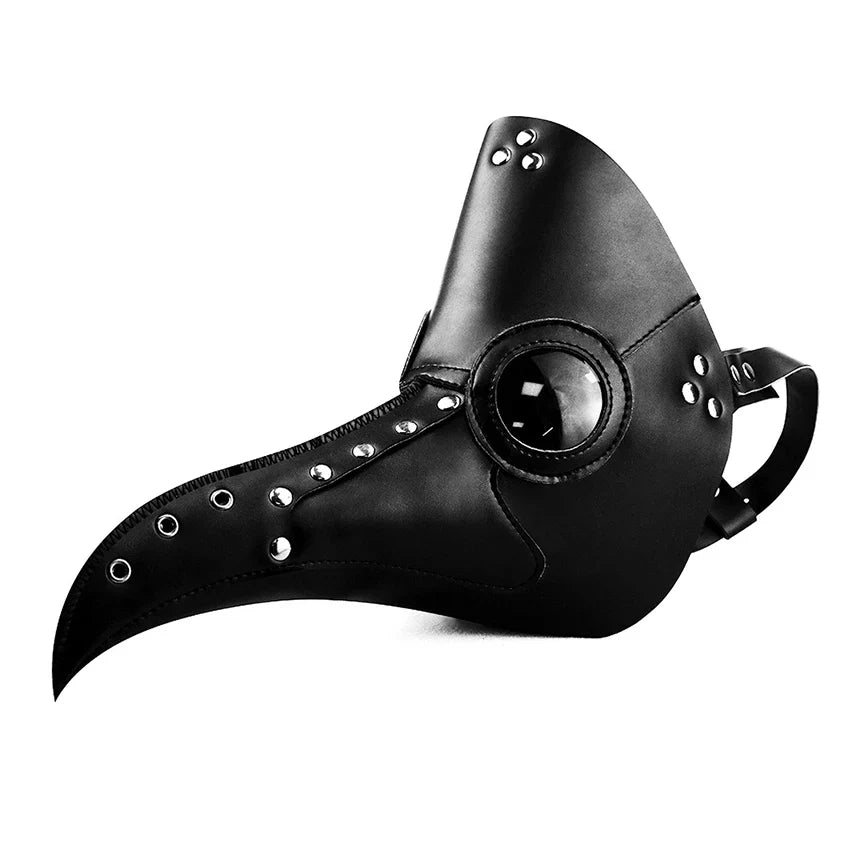 Maschera in pelle PU del medico della peste Steampunk Halloween 2025