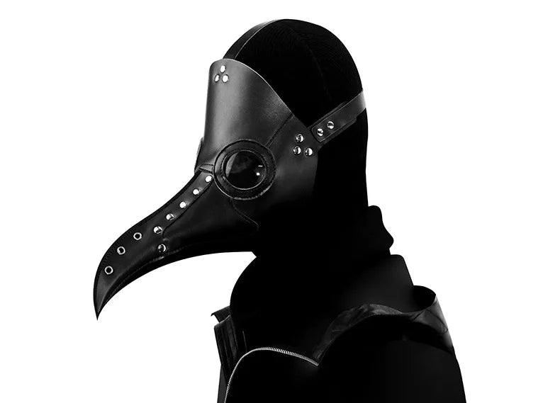 Maschera in pelle PU del medico della peste Steampunk Halloween 2025