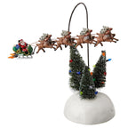Decorazioni per il desktop della casa di Natale in miniatura