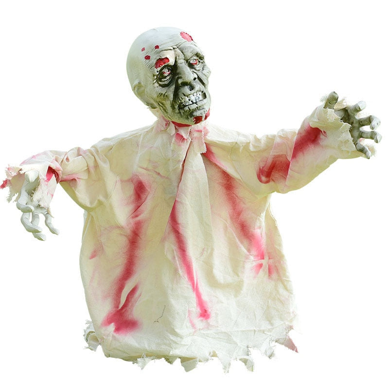 Decorazione di Halloween da giardino con zombi urlanti spaventosi