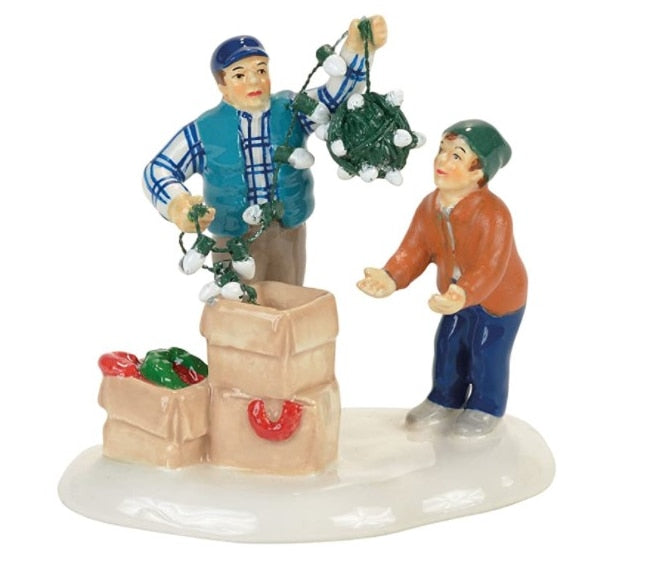 Decorazioni per il desktop della casa di Natale in miniatura