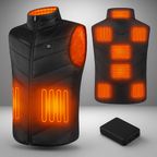 Gilet riscaldato Heizweste Winterwärme Outdoor Weste Thermobekleidung