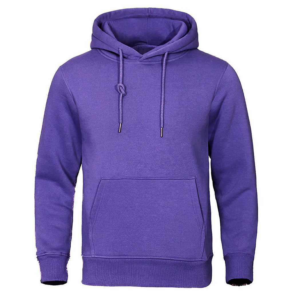 Felpa con cappuccio in pile Heren con Capuchon | Warme Trui voor Herfst & Winter | Comodo soggiorno | Abbigliamento casual