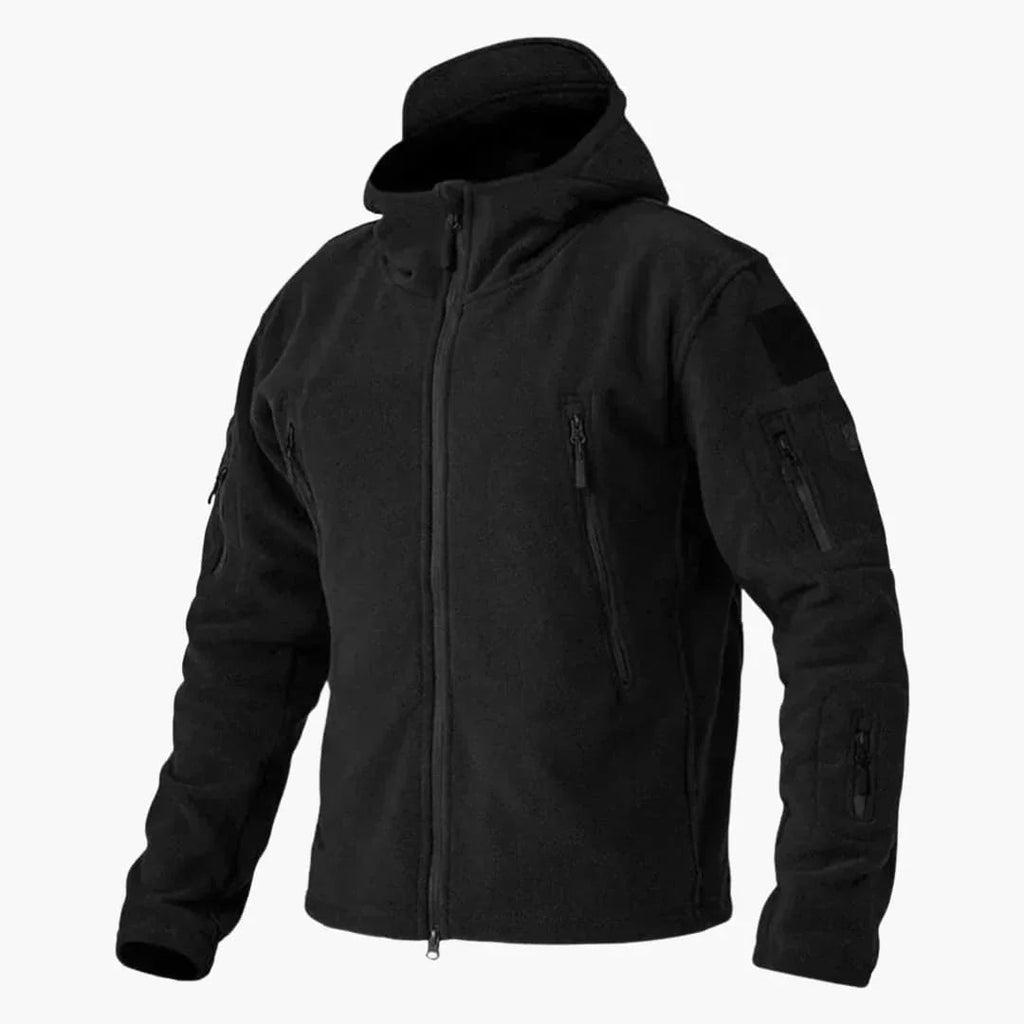 Giacca in pile da uomo con tasche multiple