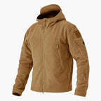 Giacca in pile da uomo con tasche multiple