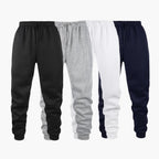 Pantaloni da jogging da uomo con polsini a coste