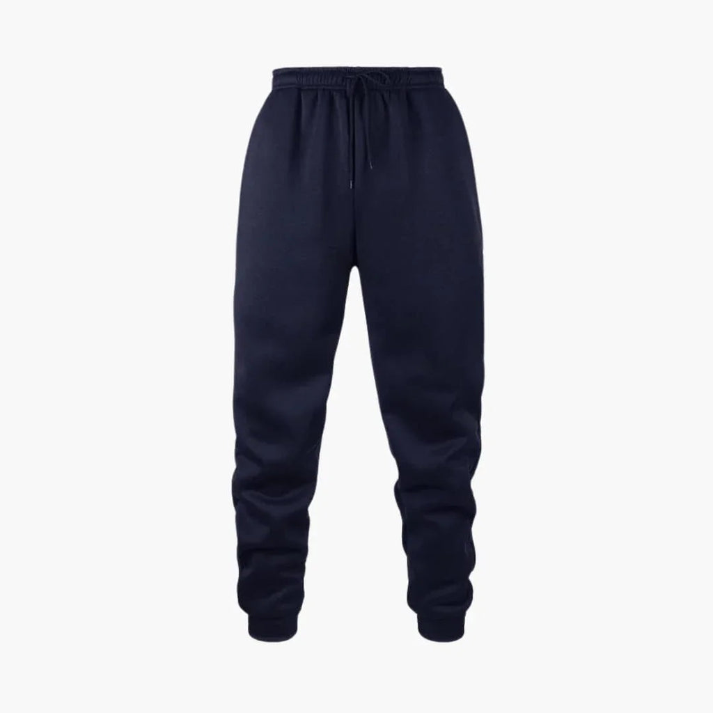Pantaloni da jogging da uomo con polsini a coste