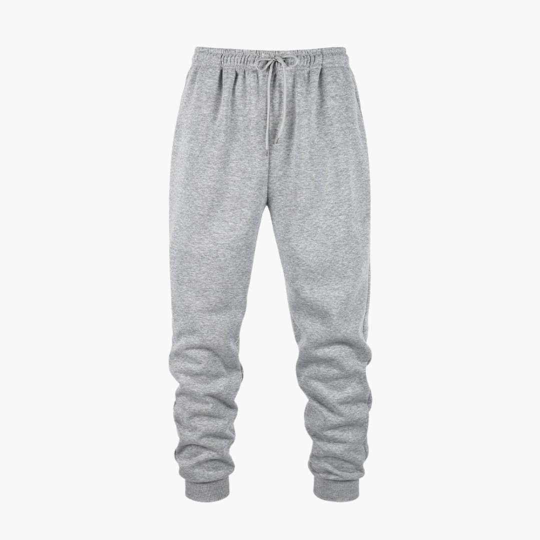 Pantaloni da jogging da uomo con polsini a coste