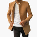 Cappotto da Uomo con Tasche Laterali e Chiusura con Bottoni