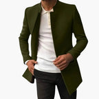 Cappotto da Uomo con Tasche Laterali e Chiusura con Bottoni