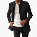 Cappotto da Uomo con Tasche Laterali e Chiusura con Bottoni