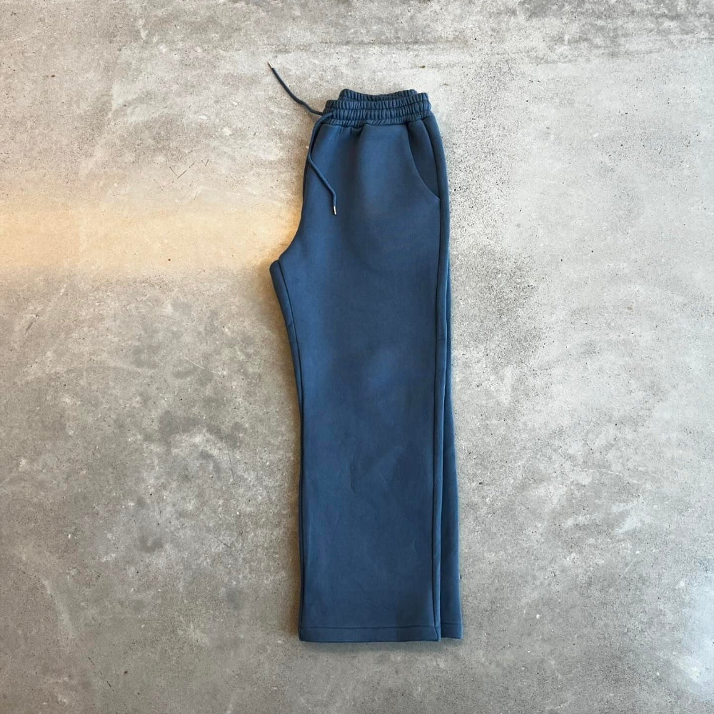 Herren Trainingsanzug Oversize Zweiteiler Felpa con cappuccio Hose Baumwolle