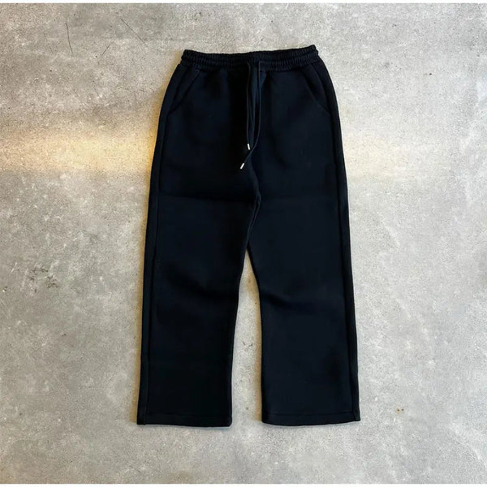 Herren Trainingsanzug Oversize Zweiteiler Felpa con cappuccio Hose Baumwolle