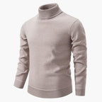 Maglia da uomo con collo alto e maniche lunghe