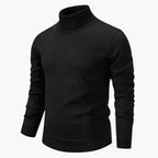 Maglia da uomo con collo alto e maniche lunghe