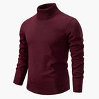 Maglia da uomo con collo alto e maniche lunghe