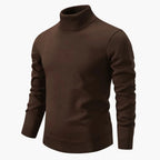 Maglia da uomo con collo alto e maniche lunghe