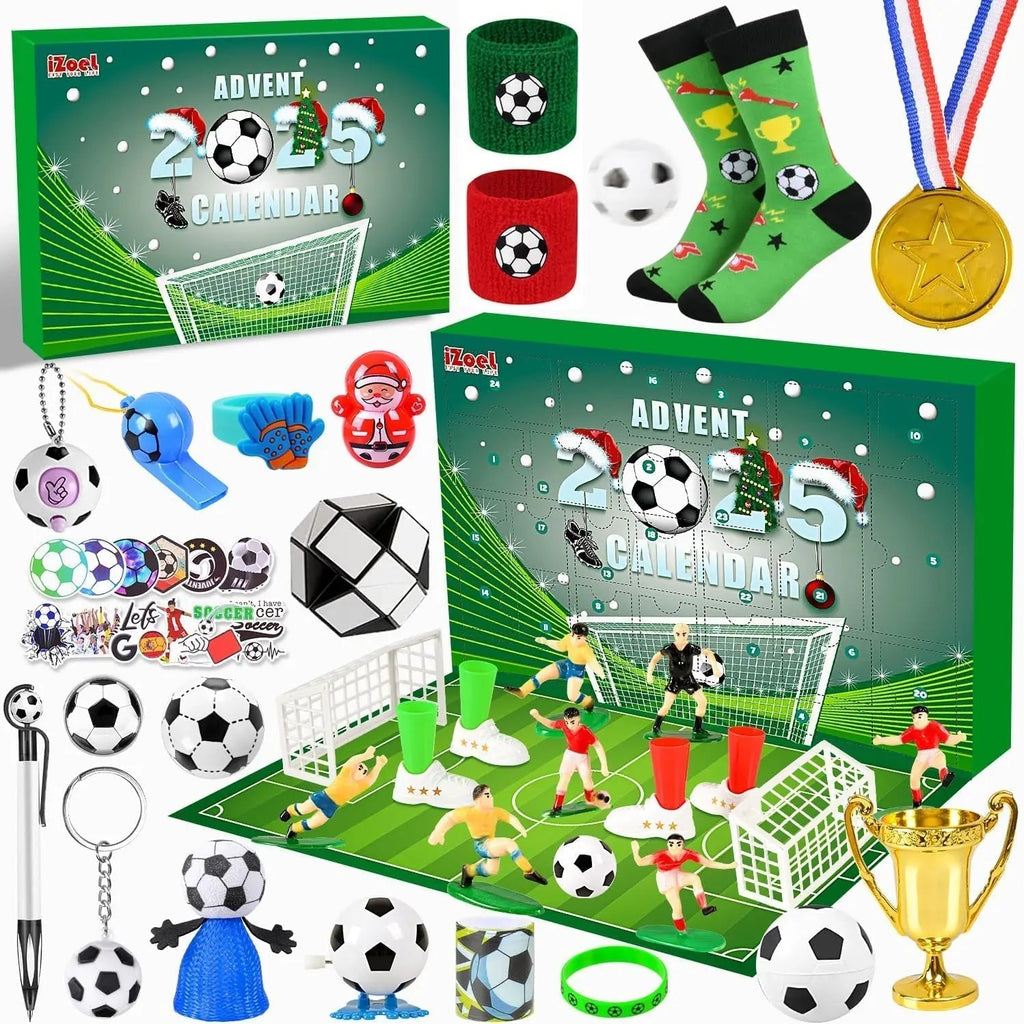 Calendario dell'Avvento calcistico | 24 sorprese a tema calcio per bambini