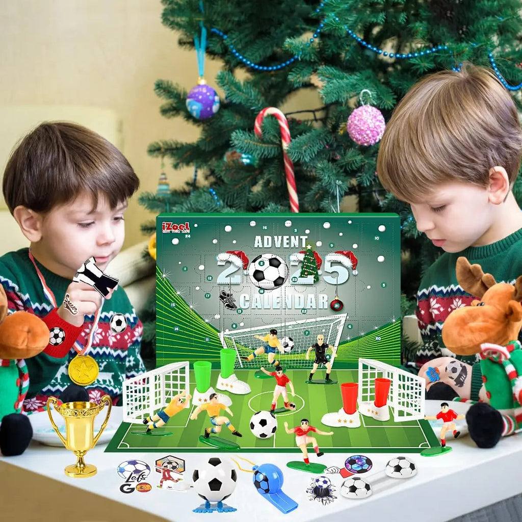 Calendario dell'Avvento calcistico | 24 sorprese a tema calcio per bambini