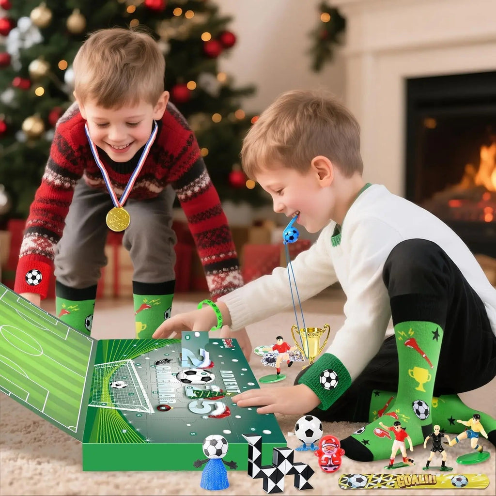 Calendario dell'Avvento calcistico | 24 sorprese a tema calcio per bambini