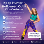 Costume di Halloween da cacciatore Kpop per bambini