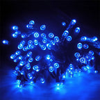200 LED Luci a stringa per lampade solari per decorazioni natalizie impermeabili all'aperto, Lunghezza: 22 m (Blu)
