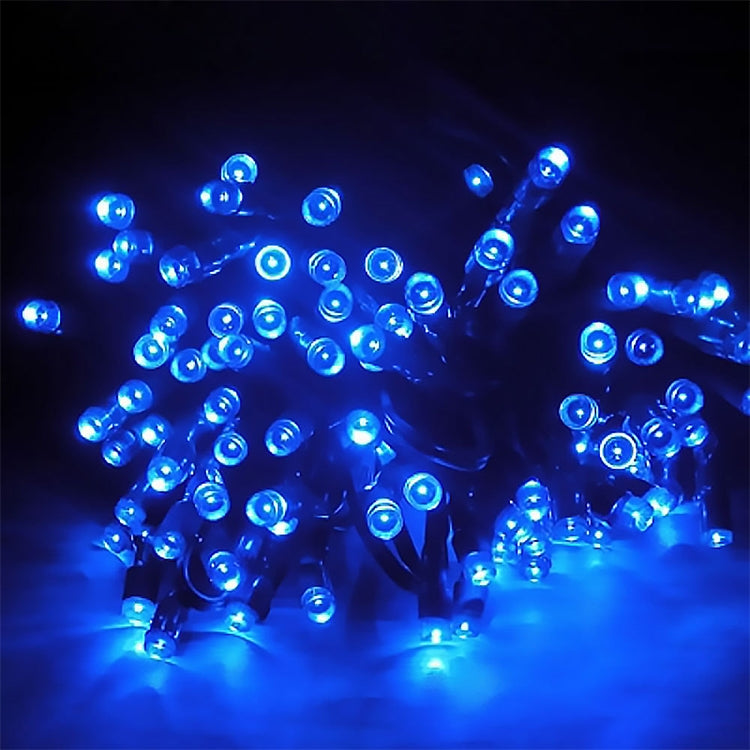 200 LED Luci a stringa per lampade solari per decorazioni natalizie impermeabili all'aperto, Lunghezza: 22 m (Blu)