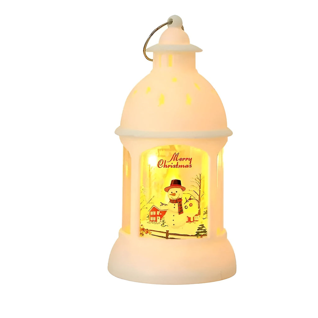 Lanterna natalizia a LED | Decorazione festiva con luce calda