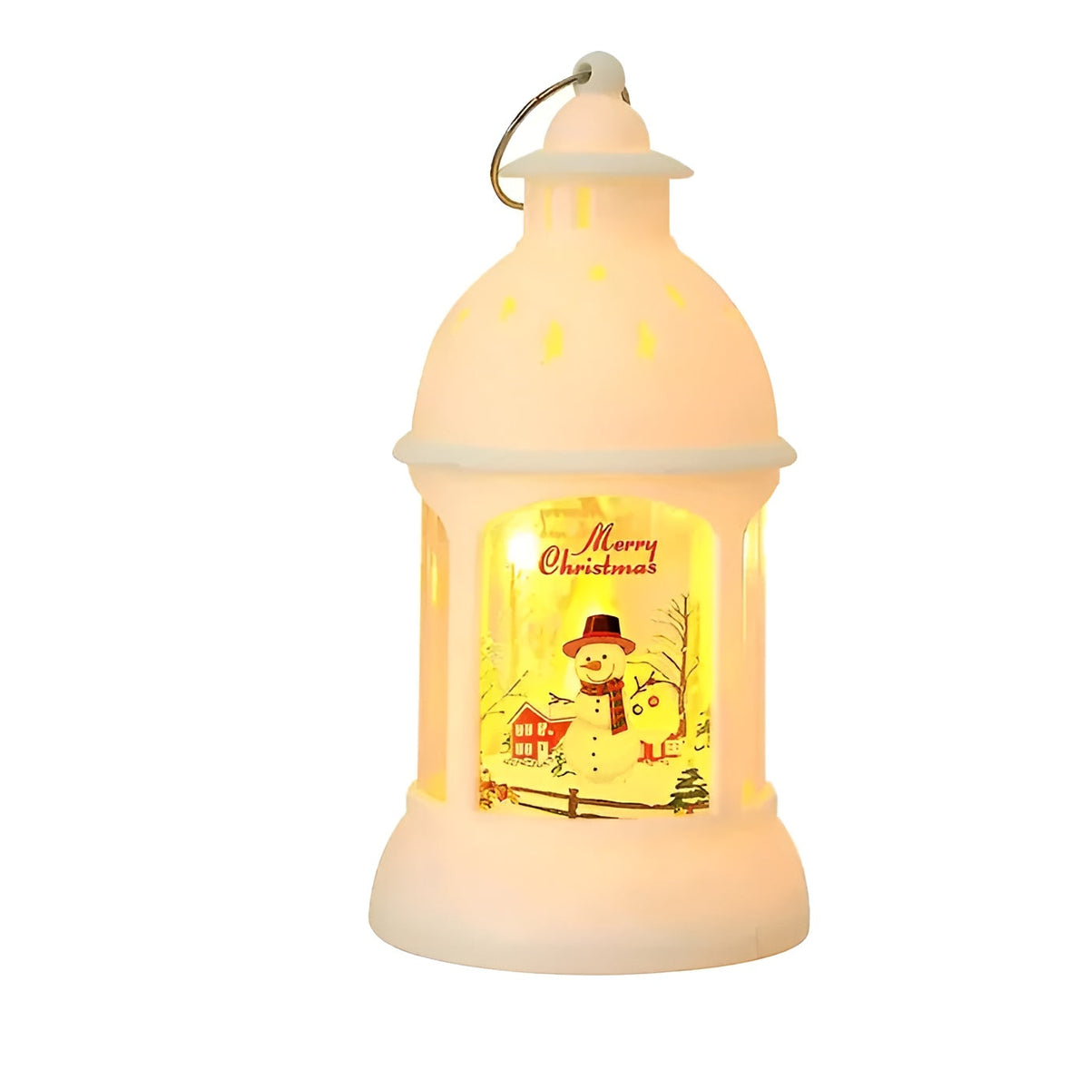 Lanterna natalizia a LED | Decorazione festiva con luce calda