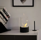 Lampada da tavolo senza fili con effetto fiamma Flamora