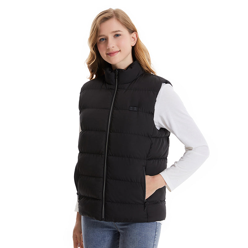 Giacca unisex riscaldata con materiale termico e idrorepellente regolabile