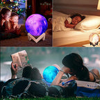 Lampada Moon -16 colori - LED - con funzione touch e telecomando