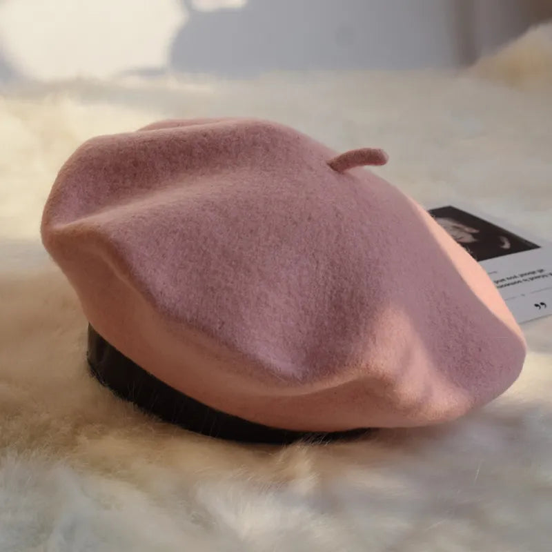 Marlene | Berretto classico in lana con vestibilità elasticizzata | Elegante accessorio invernale per il massimo comfort