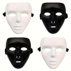Maschera di Halloween anonima | Collezione con finiture metalliche premium