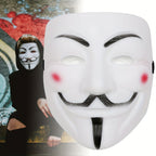 Maschera di Halloween anonima | Collezione con finiture metalliche premium