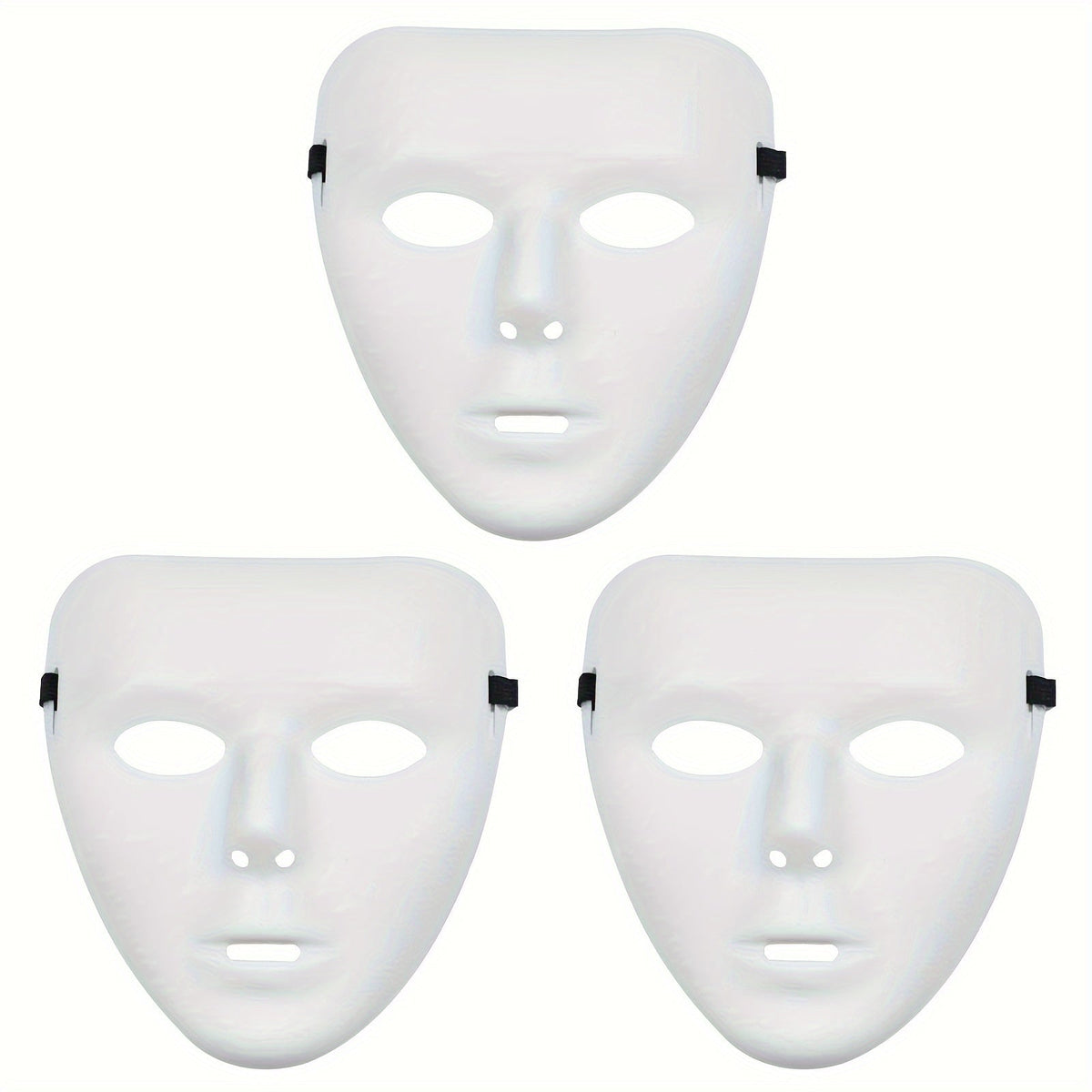 Maschera di Halloween anonima | Collezione con finiture metalliche premium