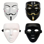 Maschera di Halloween anonima | Collezione con finiture metalliche premium