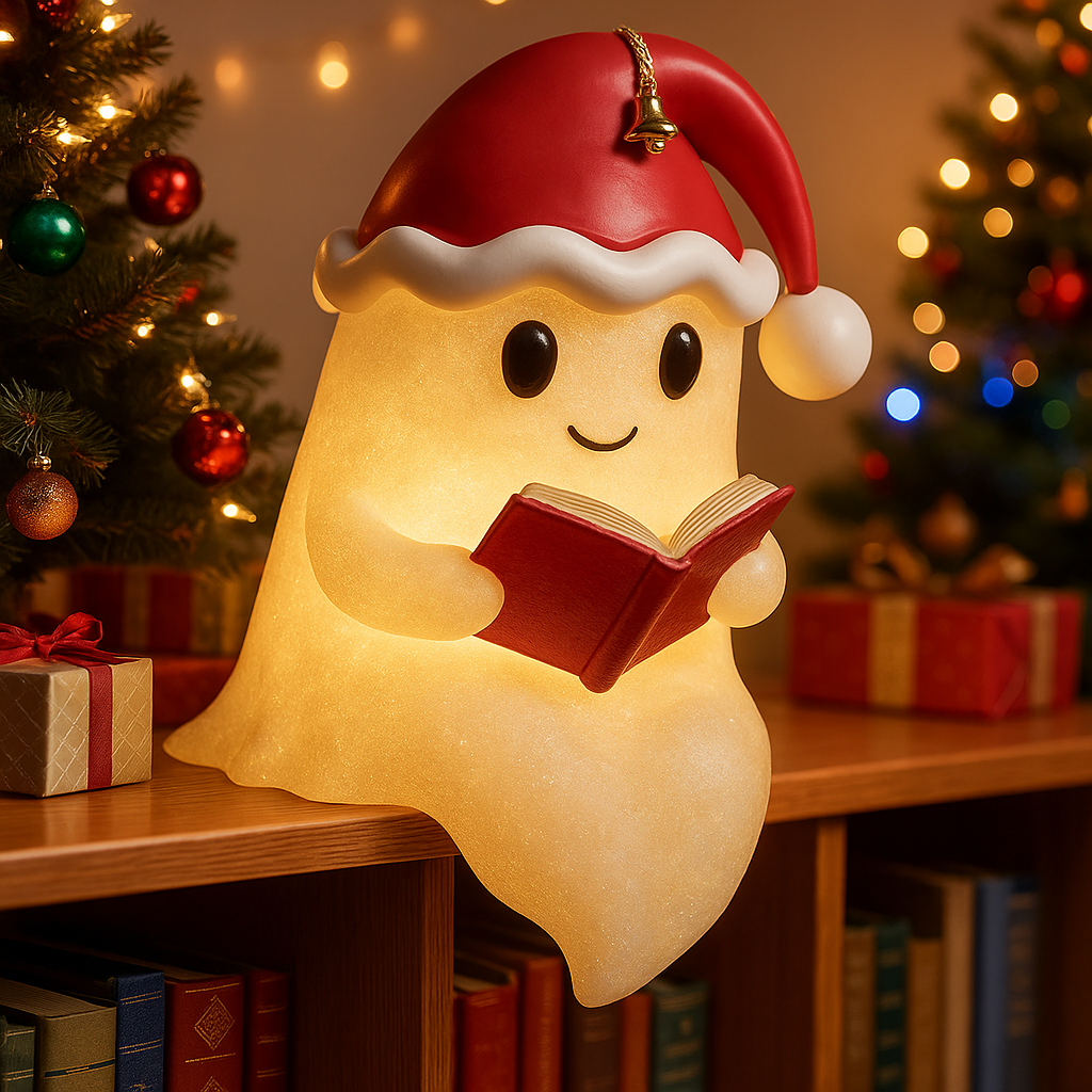 FantasmaGlow | Decorazione a luce calda dello spirito natalizio per decorazioni festive