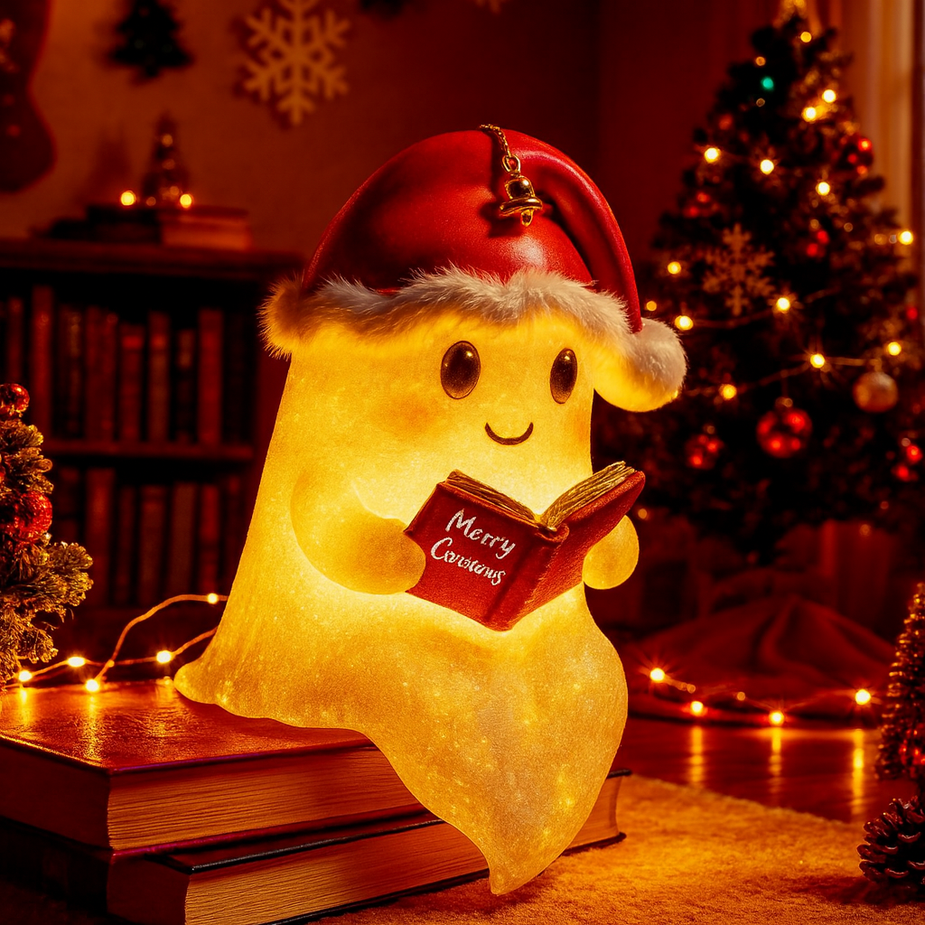 FantasmaGlow | Decorazione a luce calda dello spirito natalizio per decorazioni festive
