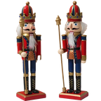 FestiveGuard - Decorazione tradizionale dello schiaccianoci per l'intimità natalizia