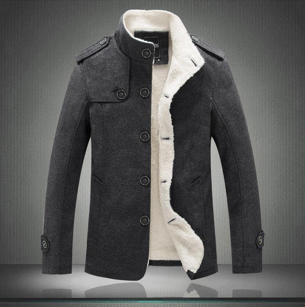 Trench classico in lana