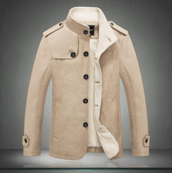 Trench classico in lana