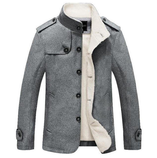 Trench classico in lana