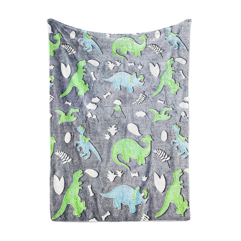 Coperta unisex in pile dinosauro