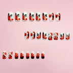 Nail art artistica con foglie autunnali