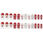Set creativo per nail art con motivi natalizi festivi