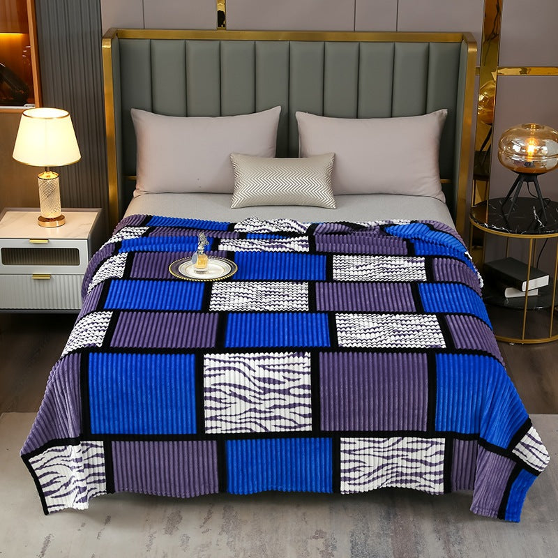 Coperta decorativa in pile